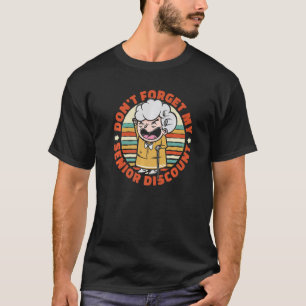 T-shirt Retro Retraite Retraite N'oubliez pas Mon Senior D