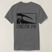 T-shirt Retro Rincon Puerto Rico Surf Design T 1 (Design devant)