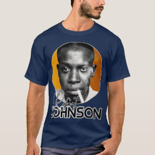 T-shirt Retro Robert Johnson Gold Tribute