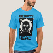 T-shirt Retro Robot Head (Devant)