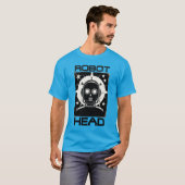 T-shirt Retro Robot Head (Devant entier)