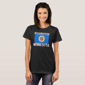 T-shirt Retro Rochester MN Minnesota City Apparel (Devant entier)