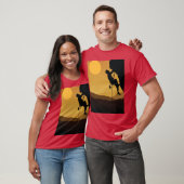 T-shirt Retro Rock Climbing Bouldering 80s Mountain Rock C (Unisexe)