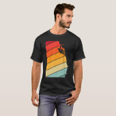 T-shirt Retro Rock Climbing -Bouldering - Adventure- Wall  (Devant entier)