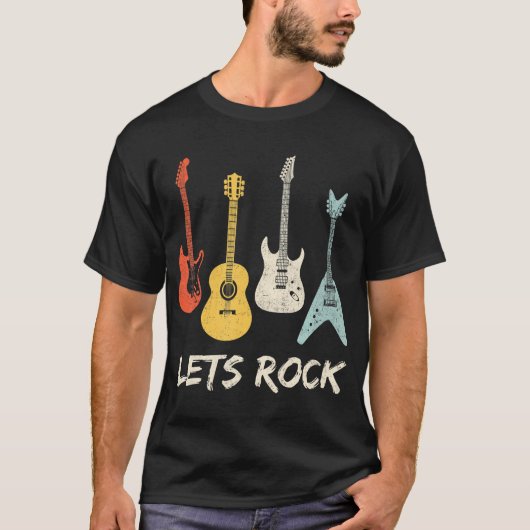 T-shirt Rétro Rock N Roll (Devant)