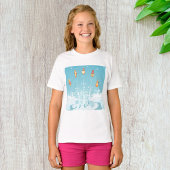 T-shirt Retro Rocket Navire Lancement d'Art Spatial Futuri