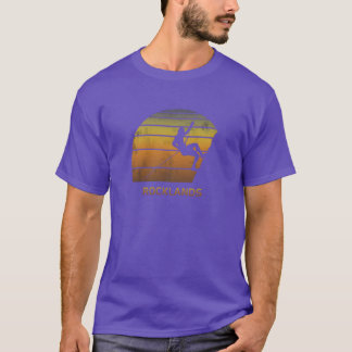 T-shirt Retro Rocklands South Africa Rock Climbing Fan gif