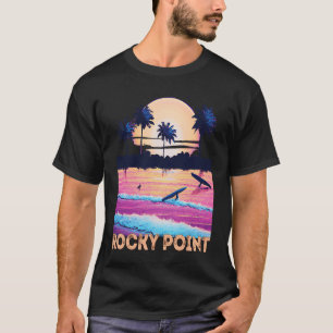 T-shirt Retro Rocky Point Mexique Souvenir Surf 1