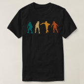 T-shirt Retro Rollerblader Inline Skater Rollerblader (Design devant)