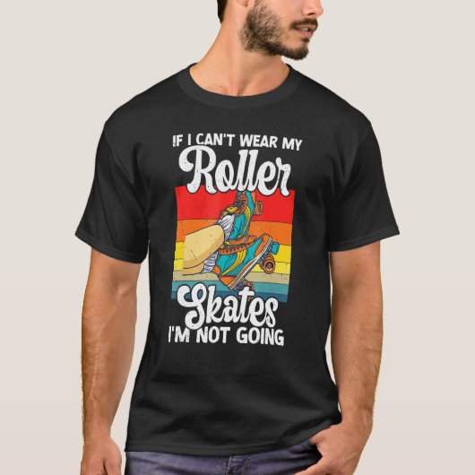 T-shirt Retro Rollerskates 80's Derby Roller Skating for T (Devant)