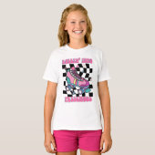 T-shirt Retro Rollin' en maternelle (Devant entier)