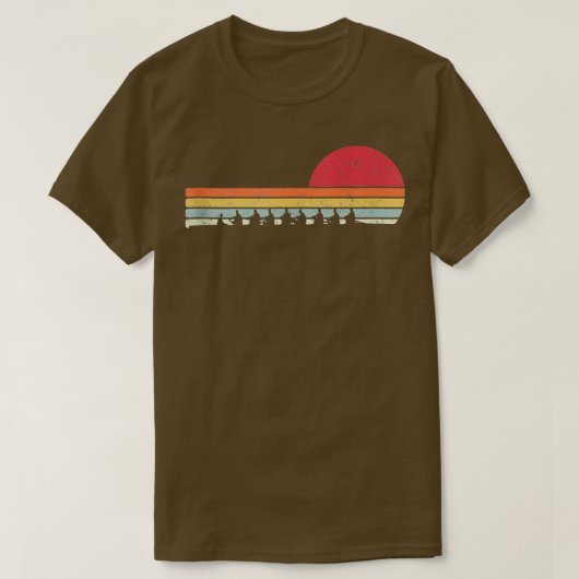 T-shirt Retro Rowing (Design devant)