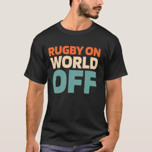 T-shirt Retro Rugby Union - Joueur de Ligue Vintage Rugby