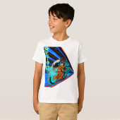 T-shirt Retro Rush : Velocity Neon (Devant entier)