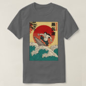 T-shirt Retro Samurai Surfer (Design devant)
