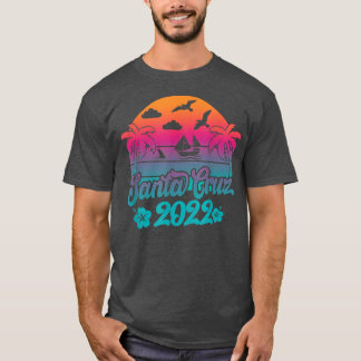 T-shirt Rétro Santa Cruz Beach 2022 Aruba Family Vacation 