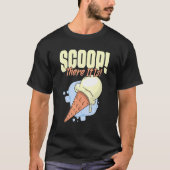 T-shirt Retro Scoop There It Is Ice Cream Flaving pour She (Devant)