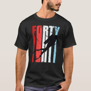 T-shirt Retro Scuba Diving 40th Birthday Deep Sea Diver Wo