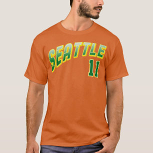 T-shirt Retro Seattle Numéro 11 1