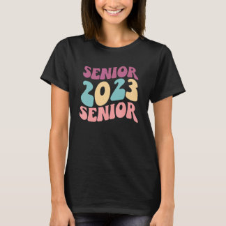 T-shirt Retro Senior 2023 Retour à la classe scolaire de 2