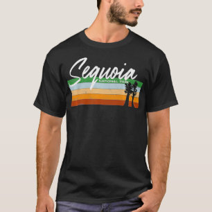 T-shirt Retro Sequoia National Park California CA Premium