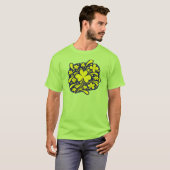 T-shirt Retro Shamrock Scatter (Devant entier)