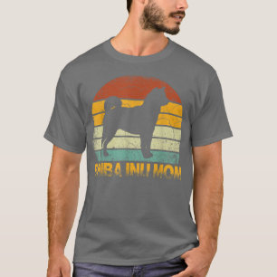 T-shirt Retro Shiba Inu Maman Cadeau Chien Propriétaire Mè