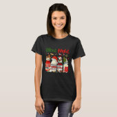 T-shirt Retro Silent Night Xmas Nurse Christmas Doctor Er (Devant entier)