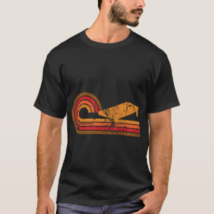 T-shirt Rétro silhouette Cornhole de conseil de Cornhole