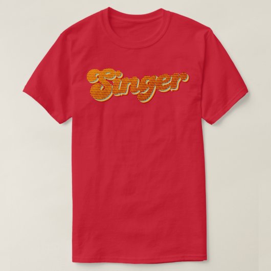 T-shirt Rétro Singer (Design devant)