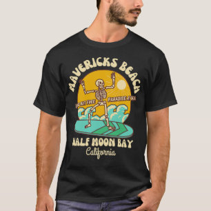 T-shirt Retro Sixties Mavericks Beach Half Moon Bay Califo