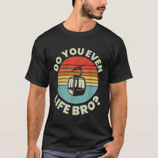T-shirt Retro Ski Vintage Vous Même Soulevez Bro_ _2
