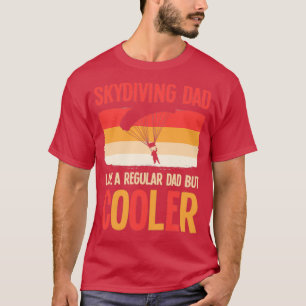 T-shirt Retro Skydiver Skydiving Basejumper Parapente