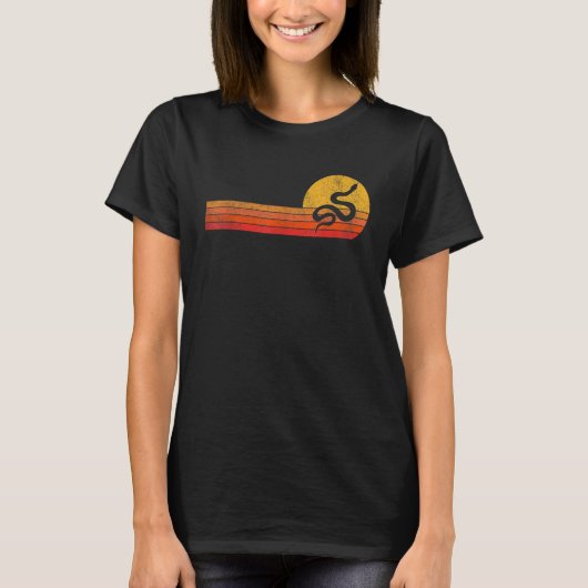 T-shirt Retro Snake   Snake Vintage 1 (Devant)