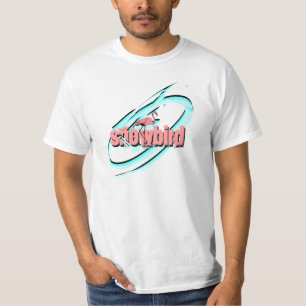 T-shirt Rétro Snowbird de galaxie de chemises d'oiseau de