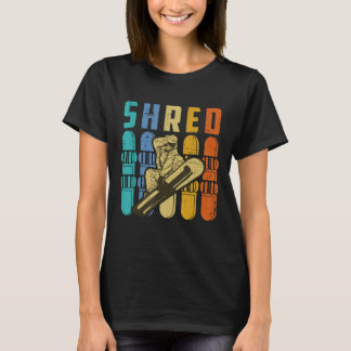 T-shirt Retro Snowboard
