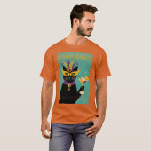 T-shirt Retro Sophisticats Its Time to Mardi Gras Martini (Devant entier)