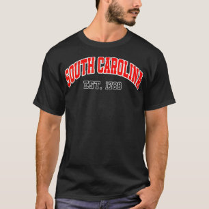 T-shirt Retro South olina State Souvenir SC Sport Vintage