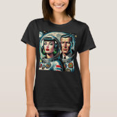T-shirt Retro Space Astronauts (Devant)