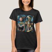 T-shirt Retro Space Explorers (Devant)