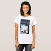 T-shirt Retro Space Travel Poster-Nwarf Planet Ceres. (Devant entier)