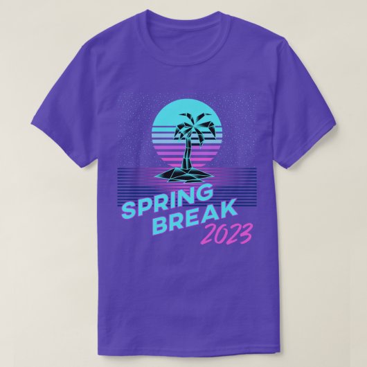 T-shirt Retro Spring Break 2023 (Design devant)
