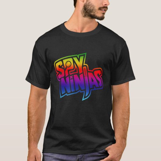 T-shirt Retro Spy-Ninja Classic Arts Rainbows Essential Vi (Devant)