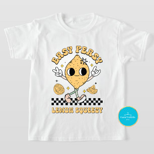 T-shirt Retro Squeezy Lemon Easy Peasy pour enfant