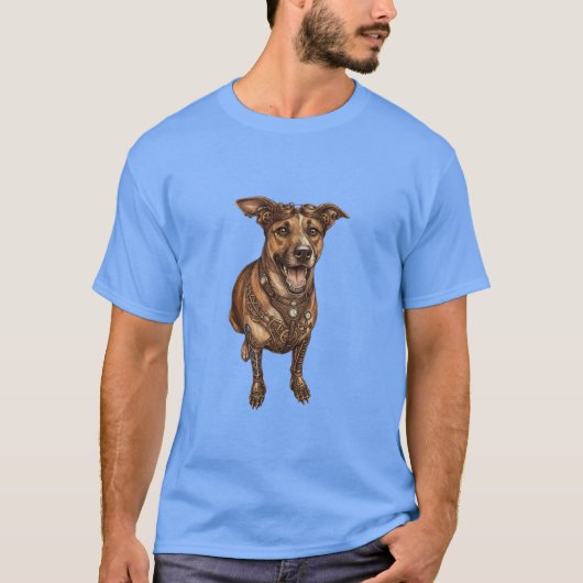 T-Shirt rétro steampunk (Devant)