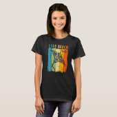 T-shirt Retro Stingray Vero Beach Floride Thème Amis Fa (Devant entier)
