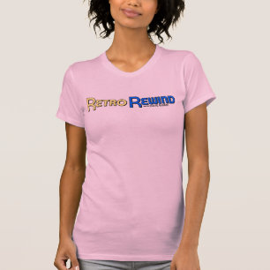 T-shirt Rétro style combiné de babydoll de Rewind/DHP