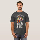 T-shirt Retro Style I Hope Ils Servent Tacos en Enfer Cade (Devant entier)