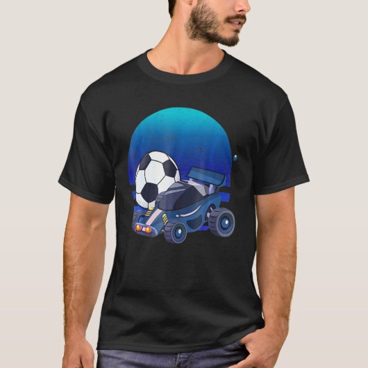 T-shirt Retro Style Rocket Rc Soccer (Devant)