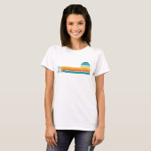 T-shirt Retro Sunset 71 (Devant entier)